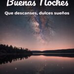 buenas noches que descanses, dulces sueños