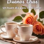 buenos días un buen día para ti, mi amor