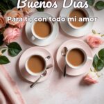 buenos días para ti, con todo mi amor
