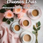 buenos días pensando en ti esta mañana