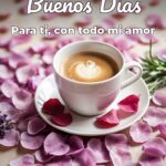 buenos días para ti, con todo mi amor