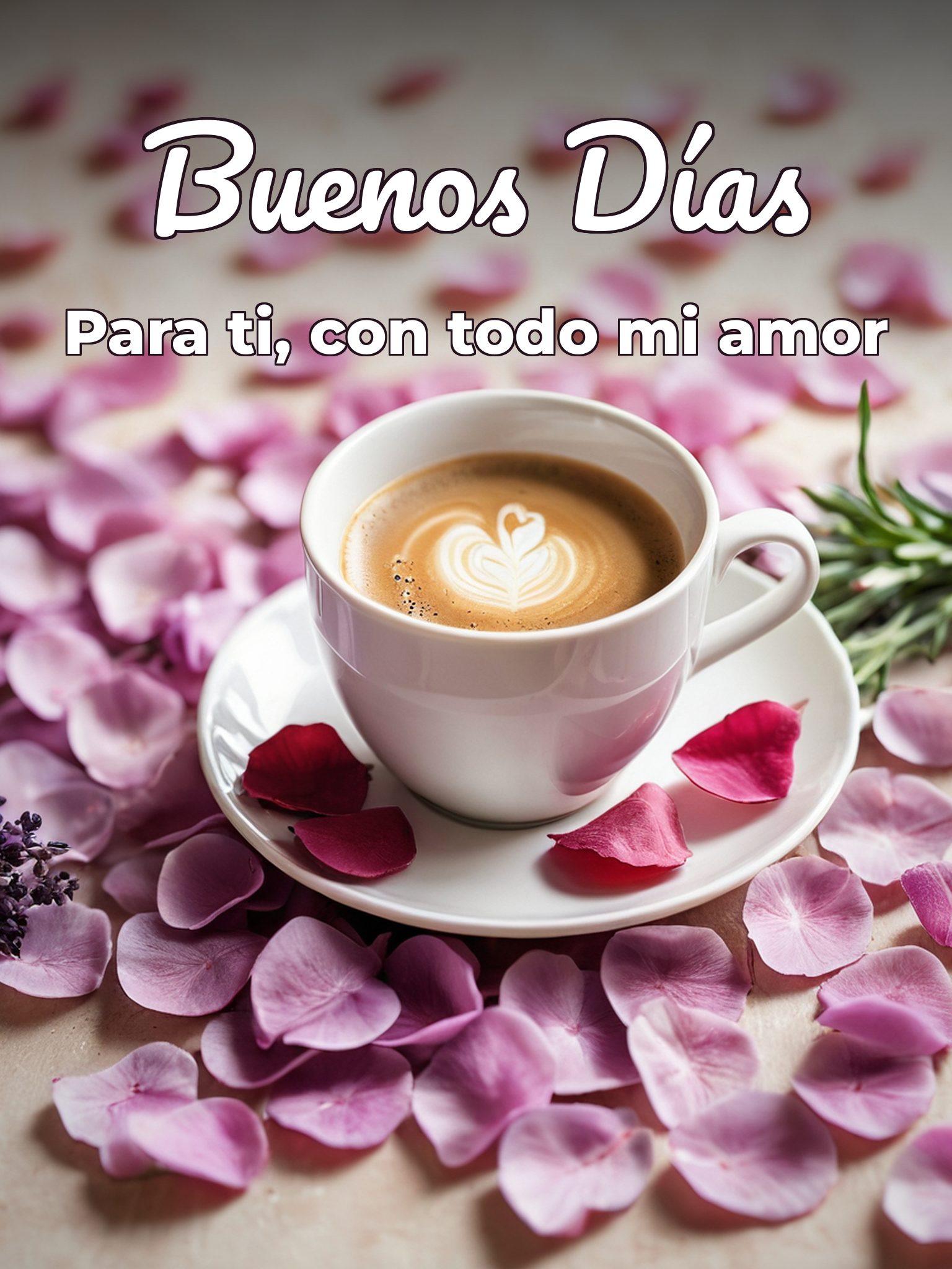 Buscar imágenes de buenos días mi amor para WhatsApp