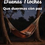 buenas noches que duermas con paz