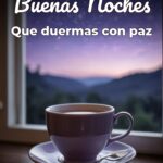 buenas noches que duermas con paz
