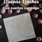 buenas noches que sueñes conmigo