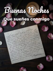 Como dar las buenas noches a tu novia