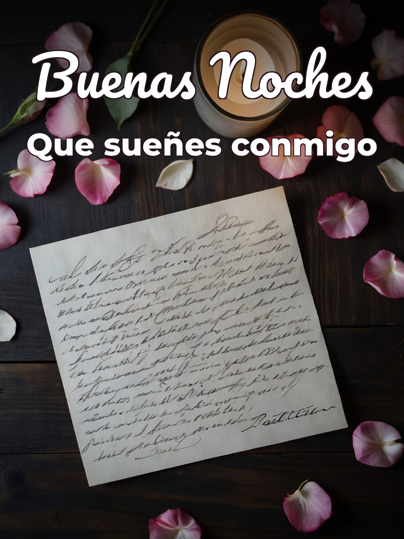 Como dar las buenas noches a tu novia