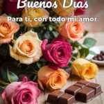 buenos días para ti, con todo mi amor