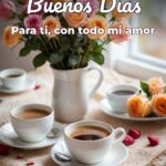 buenos días para ti, con todo mi amor