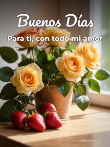 Como dar los buenos días a tu novia para mi amor