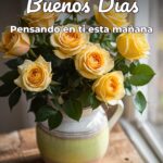 buenos días pensando en ti esta mañana