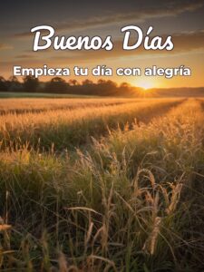 Como dar los buenos días para celular