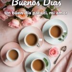buenos días un buen día para ti, mi amor