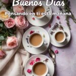 buenos días pensando en ti esta mañana