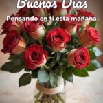 buenos días pensando en ti esta mañana