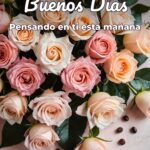 buenos días pensando en ti esta mañana