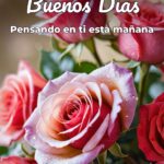 buenos días pensando en ti esta mañana