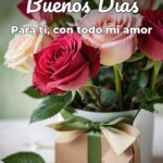 buenos días para ti, con todo mi amor