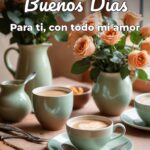 buenos días para ti, con todo mi amor