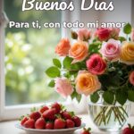 buenos días para ti, con todo mi amor