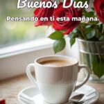 buenos días pensando en ti esta mañana