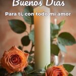 buenos días para ti, con todo mi amor