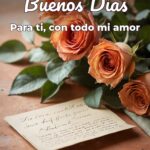 buenos días para ti, con todo mi amor