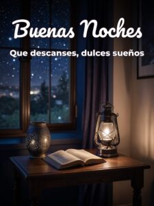 Cosas bonitas para dar las buenas noches