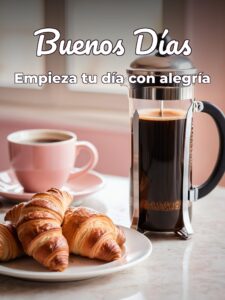 Dar buenos días a tu pareja para una amiga
