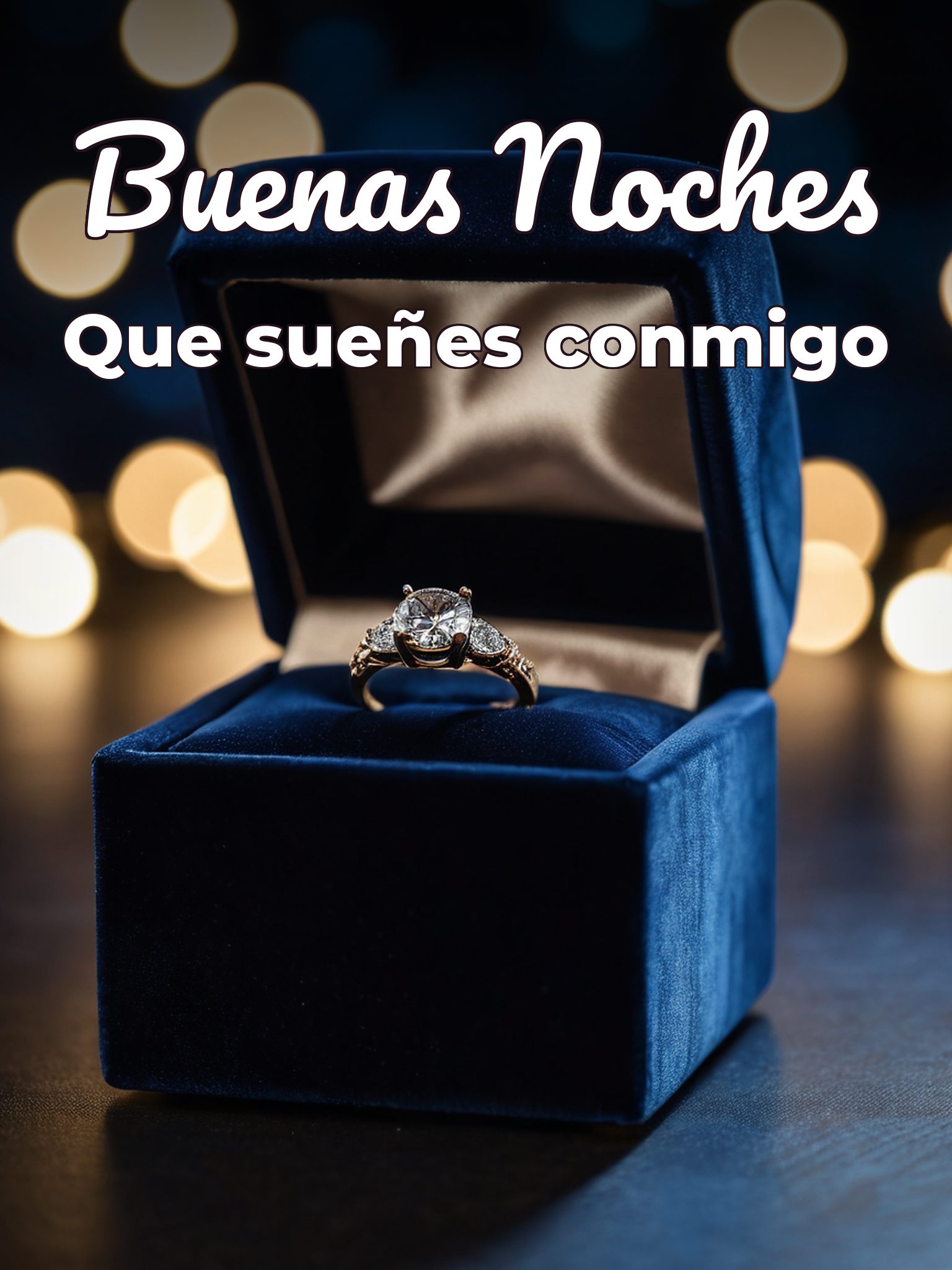 Dar las buenas noches a mi novia