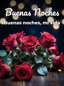 Dar las buenas noches a tu amor