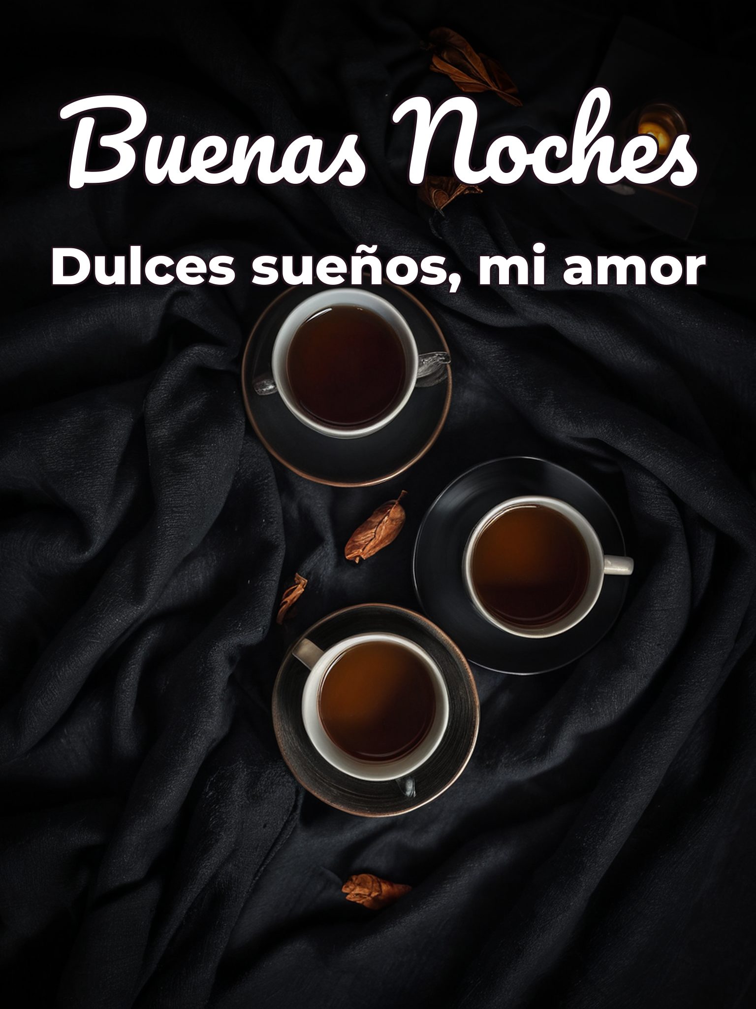 Dar las buenas noches a tu amor para celular