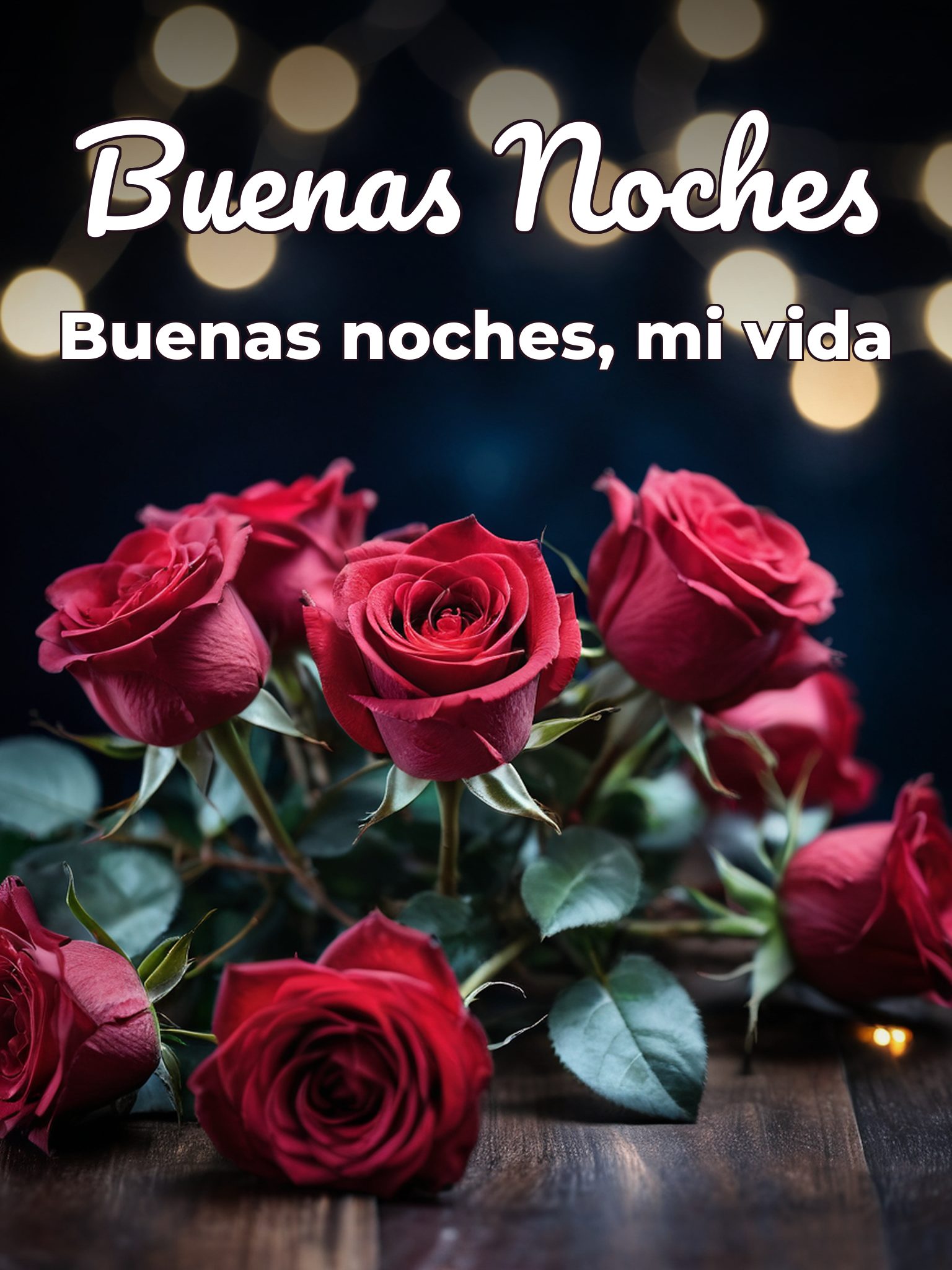 Dar las buenas noches a tu amor