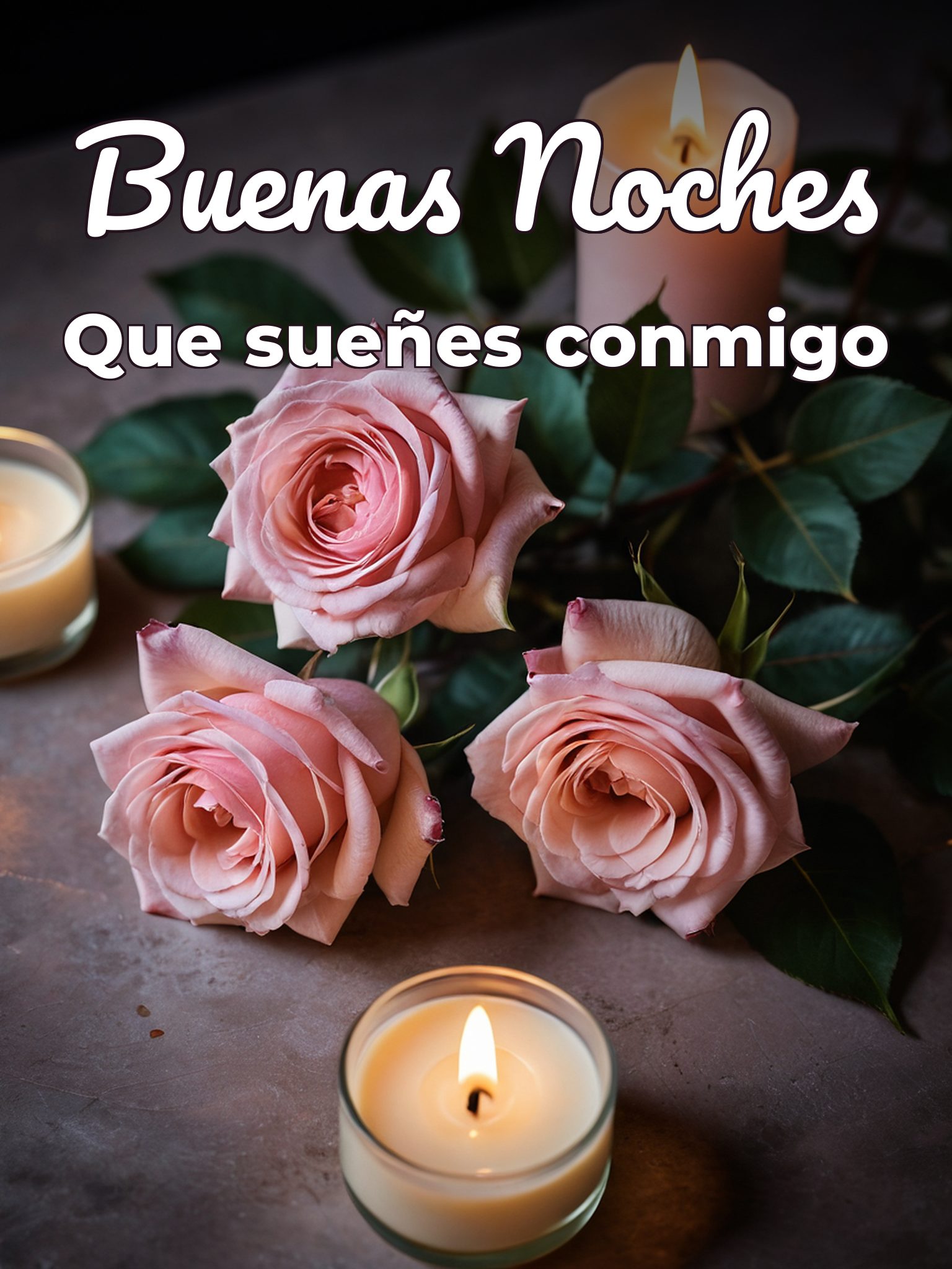 Dar las buenas noches a tu novia para Facebook