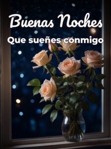 Dar las buenas noches con amor para Facebook