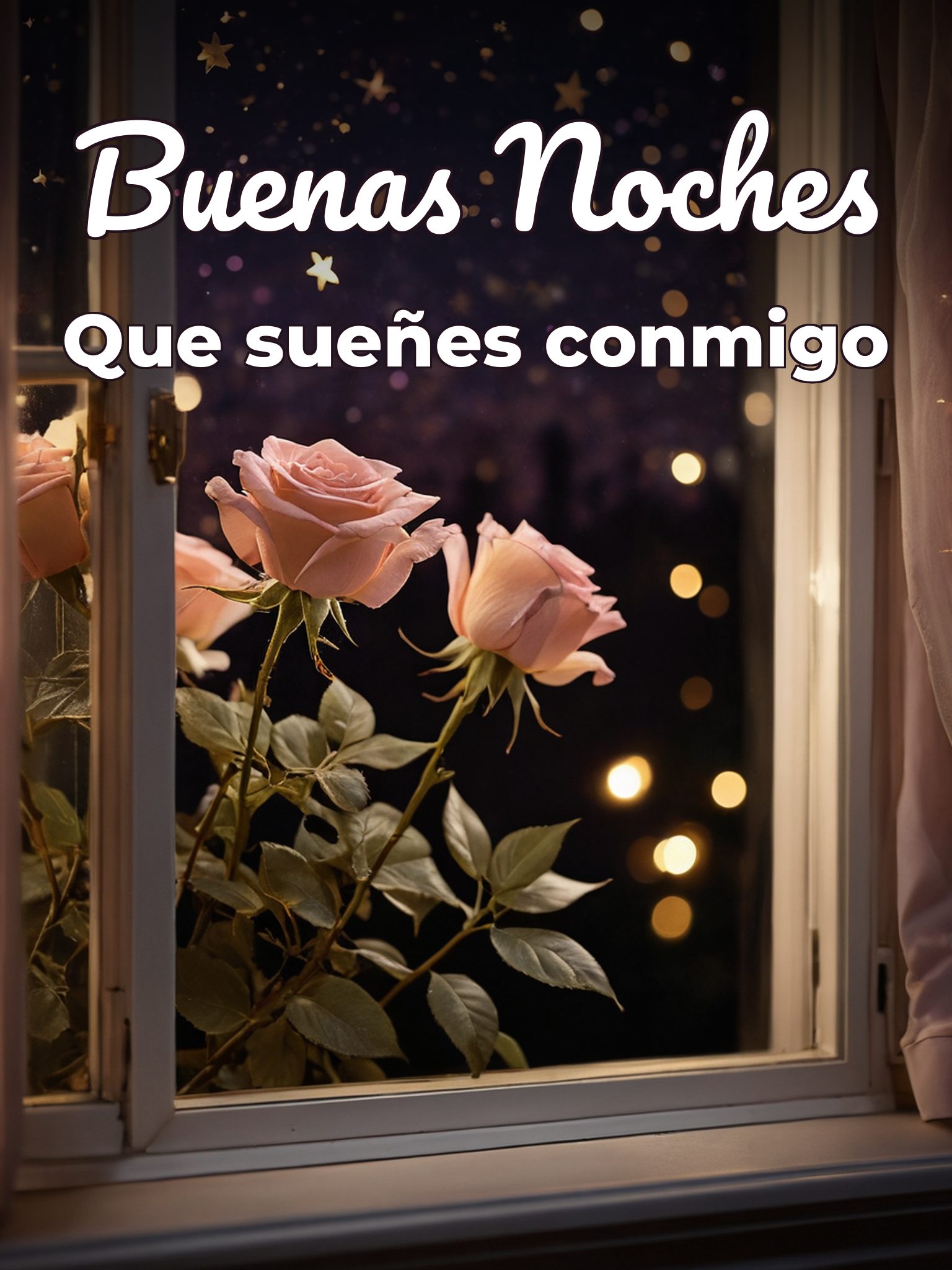 Dar las buenas noches con amor para WhatsApp