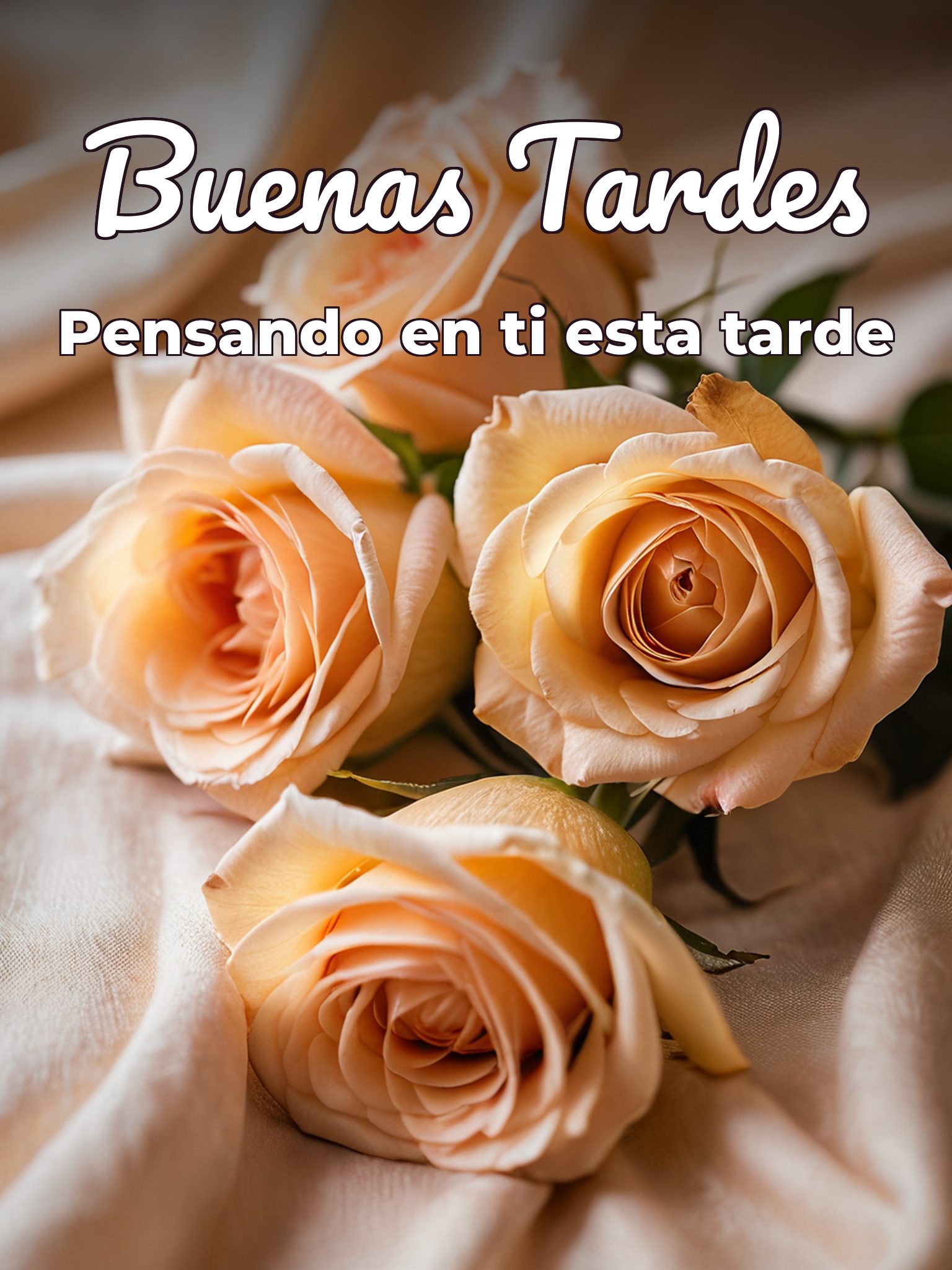 Dar las buenas tardes con amor para Facebook y WhatsApp