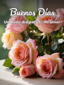 Dar los buenos días a mi amor para Facebook