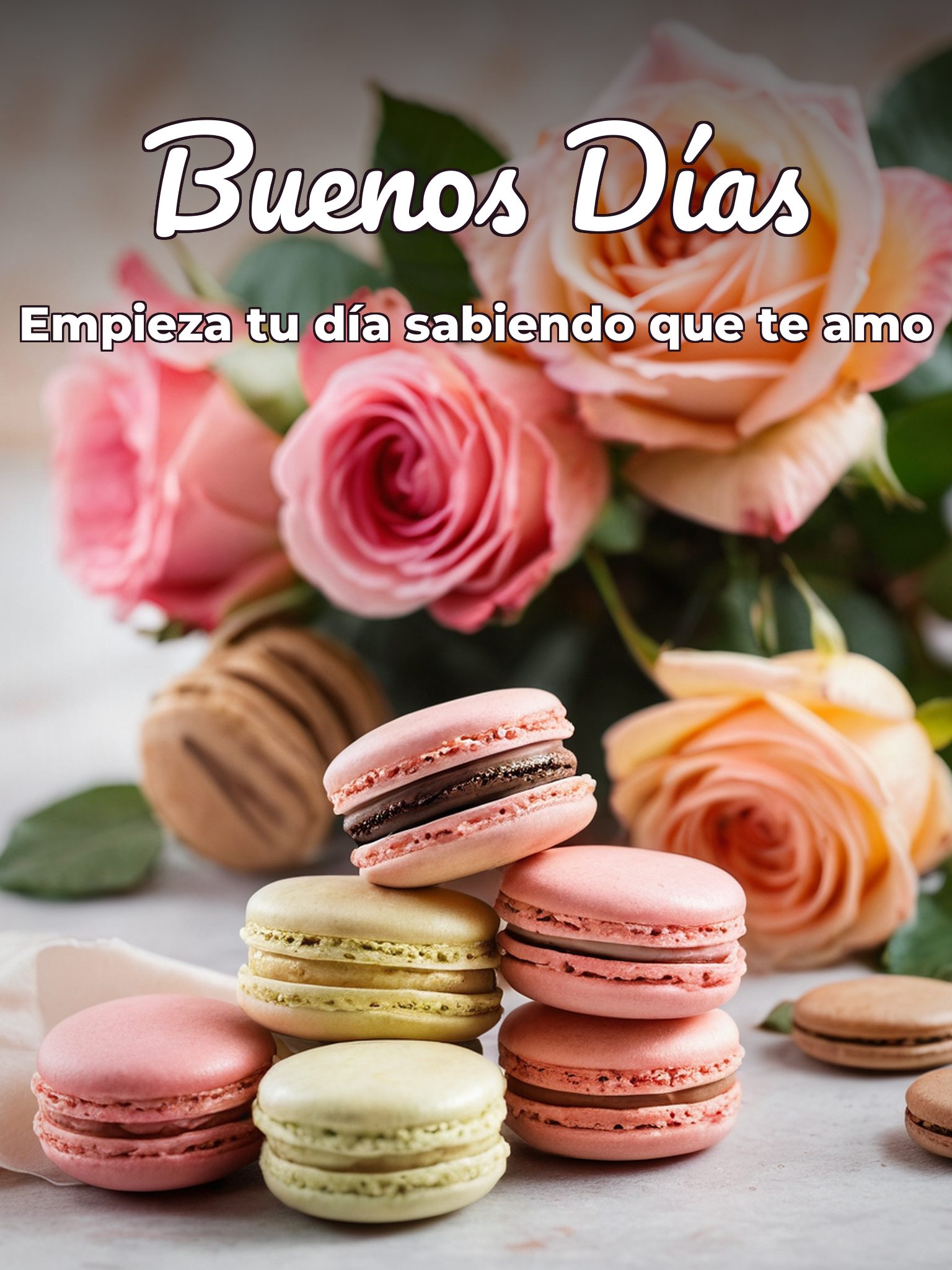 Dar los buenos días a mi novia para celular