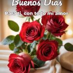 buenos días para ti, con todo mi amor
