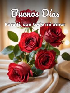 Dar los buenos días a mi novia para Facebook