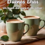 buenos días un buen día para ti, mi amor