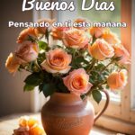 buenos días pensando en ti esta mañana