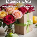 buenos días pensando en ti esta mañana