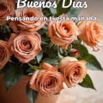 buenos días pensando en ti esta mañana