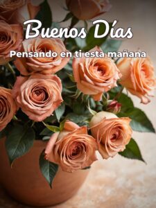 Dar los buenos días a tu amor