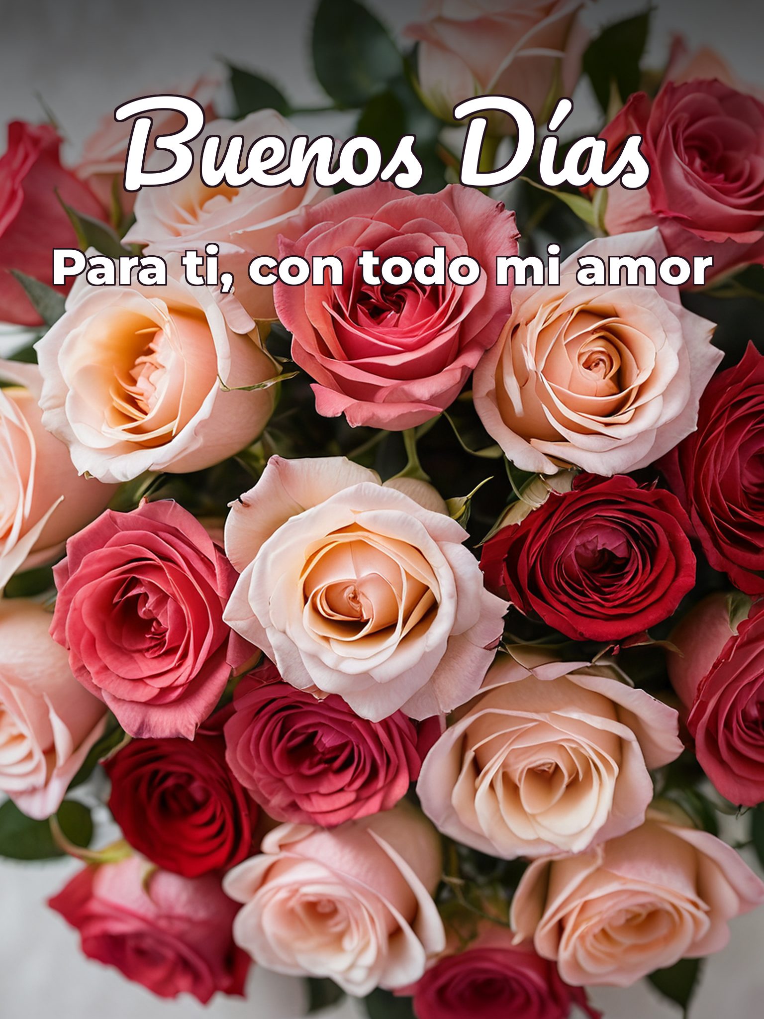 Dar los buenos días a tu amor para celular