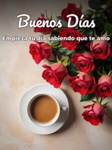 Dar los buenos días a tu amor para Facebook