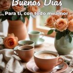 buenos días para ti, con todo mi amor