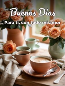 Dar los buenos días a tu amor para una amiga
